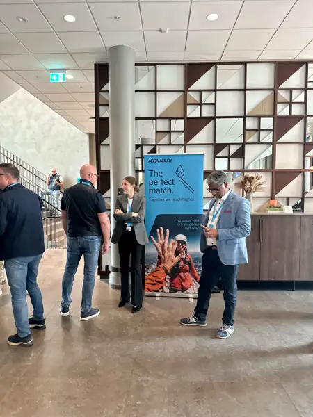 Bild 1 från ASSA ABLOY-konferensen i Jönköping